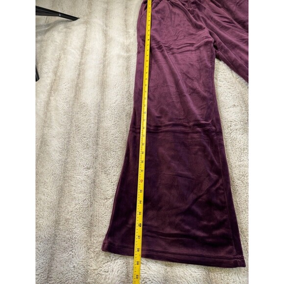 Lark + Grey Maternity Burgundy Sweat Pants Size Small - Picture 3 of 9
